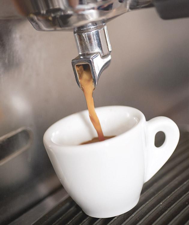 BRITA making coffee espresso