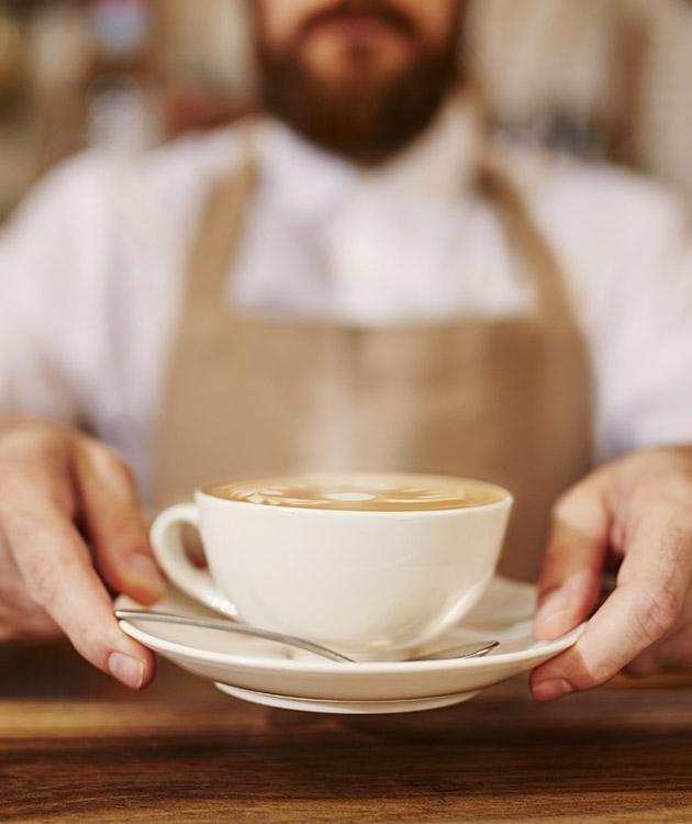 BRITA coffee barista cup of coffee