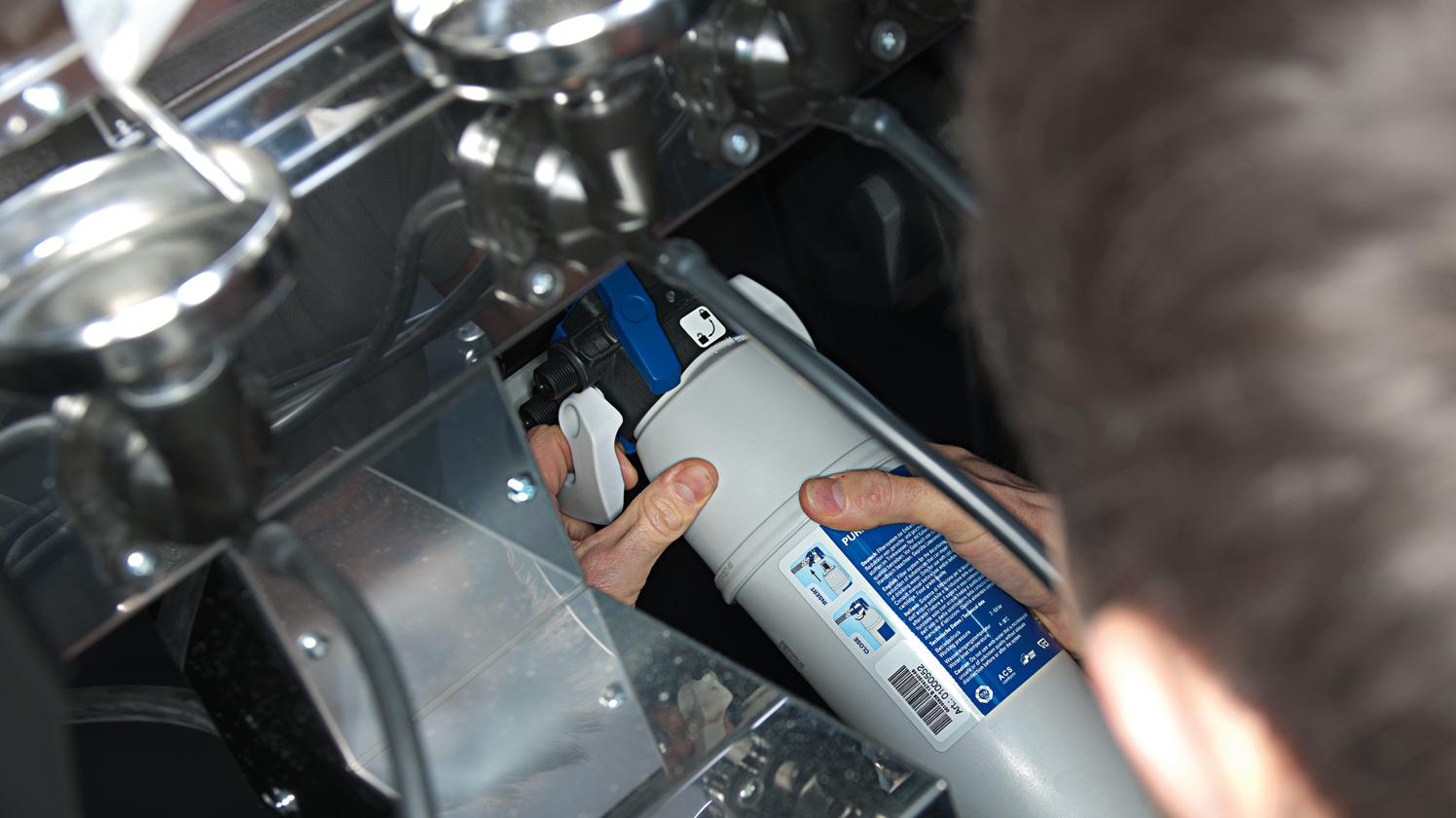 BRITA vending machine cartridge exchange