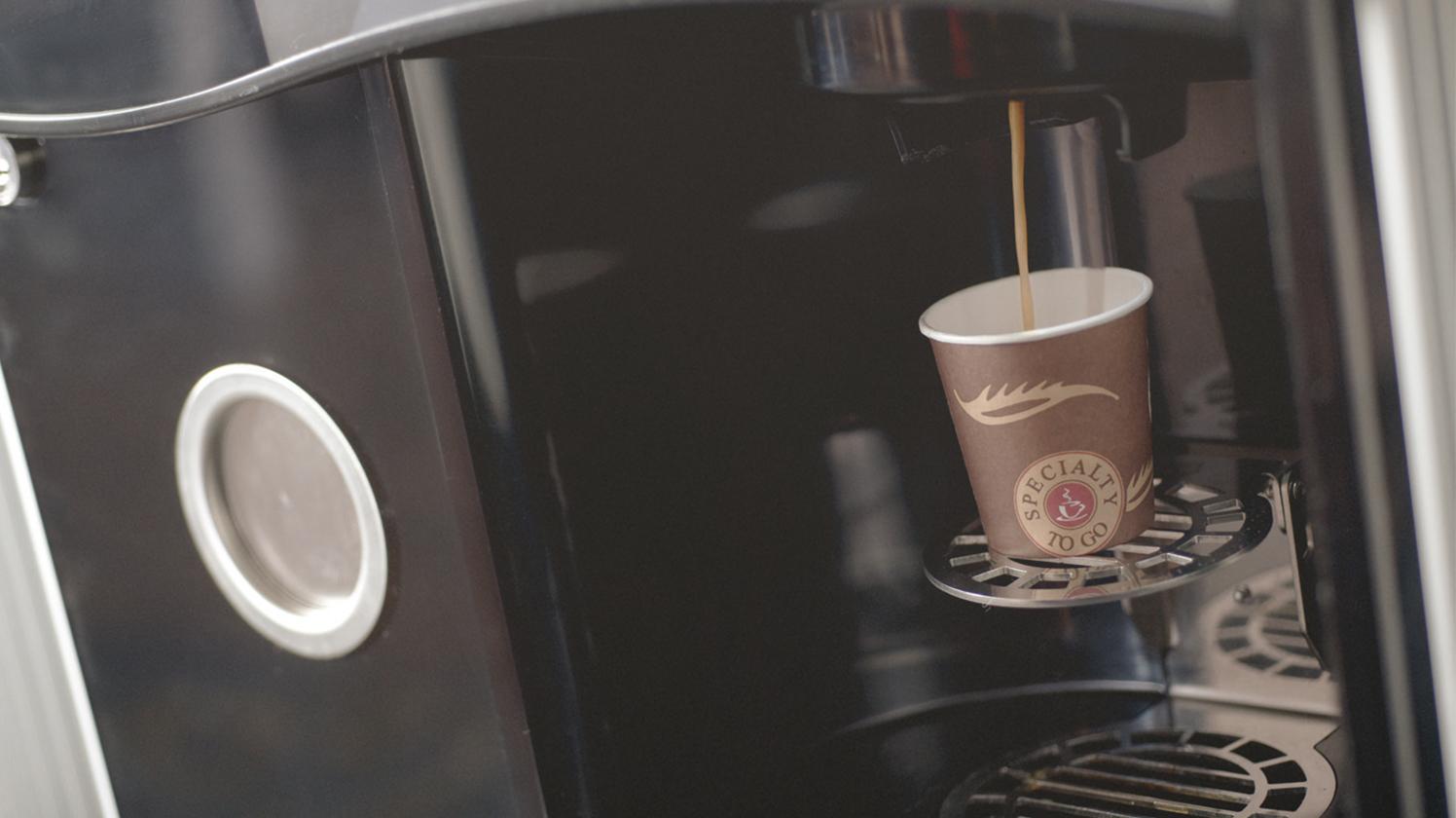 BRITA water vending machine coffee machine