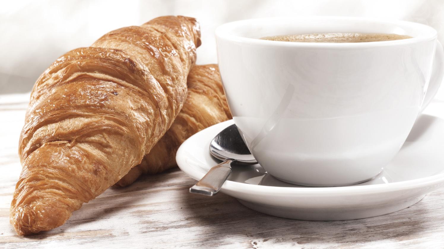 BRITA water coffee shop bakery croissants coffee