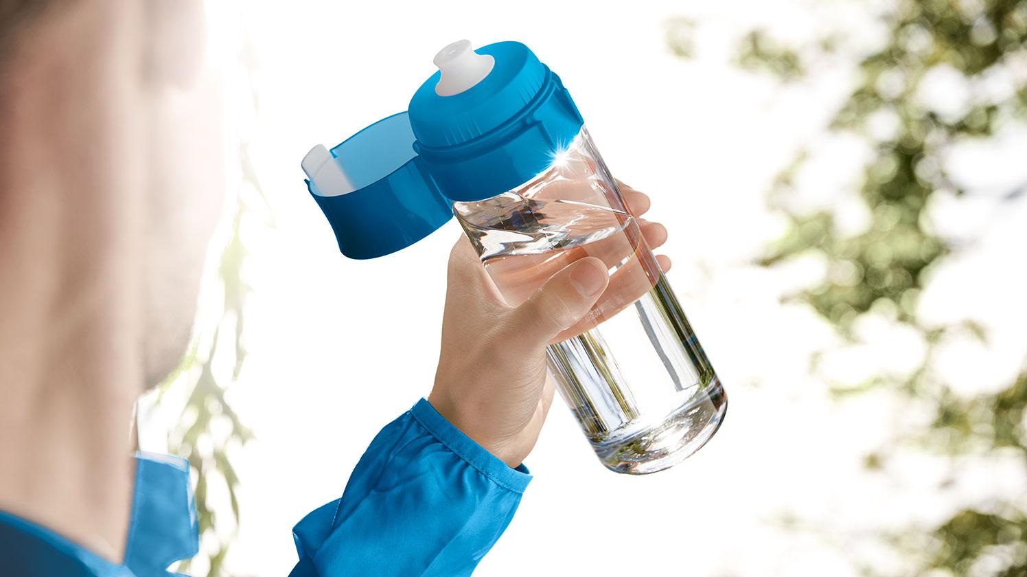 BRITA fill&go Vital blue park man sport bottle